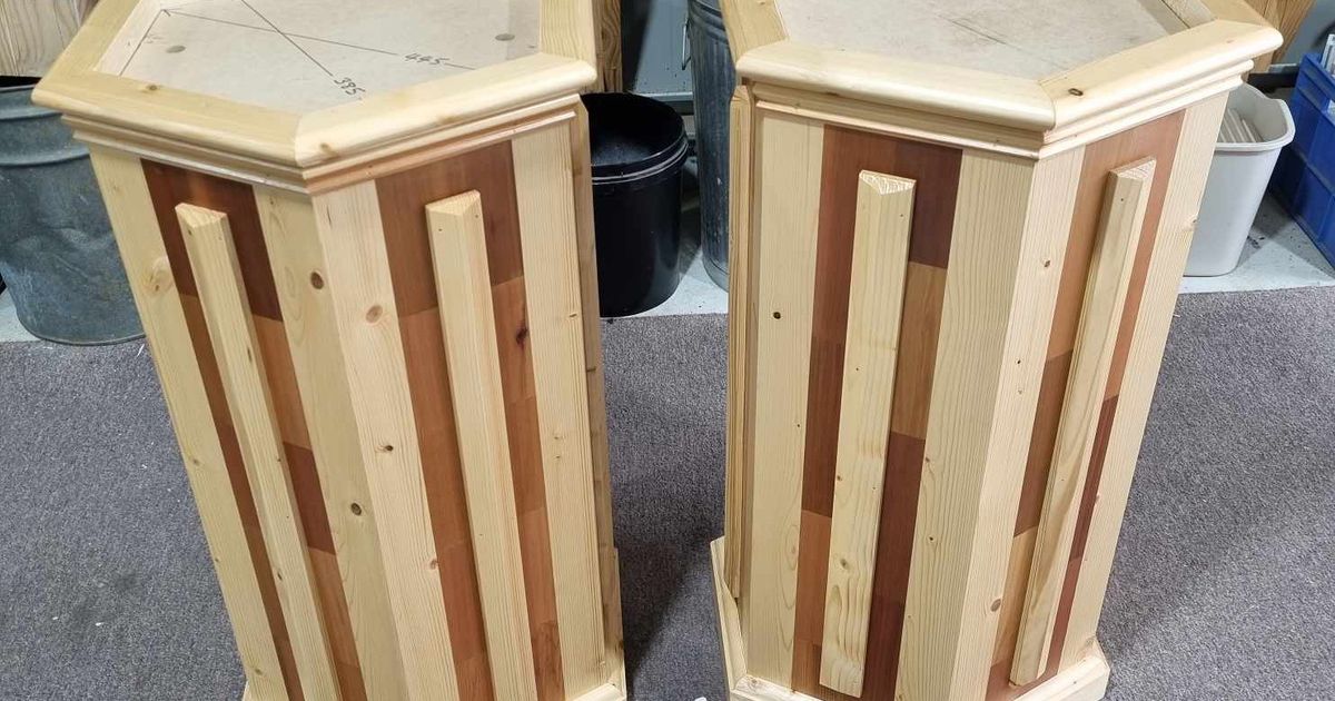 Taxidermy Timber Pedestals (Large)