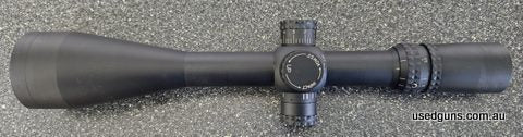 Midot Reticle, 30mm tube, SFP, .25MOA. Light ring marks with a couple light scratches on tube. Includes sunshade and covers