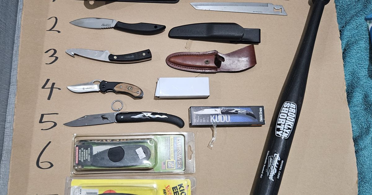 Knives and recoil pads
