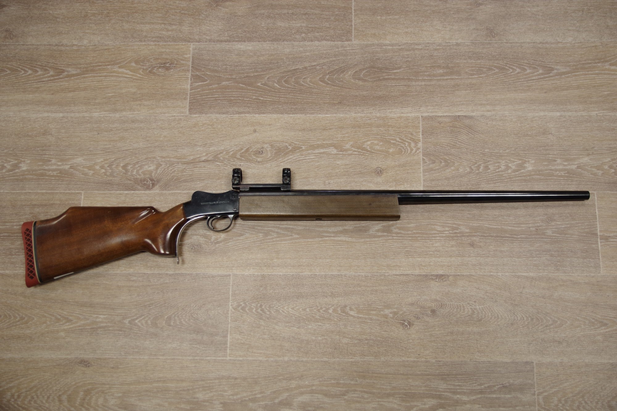 S/H SPORTCO MARTINI SINGLE SHOT RIFLE 222 RIMMED (FM217)