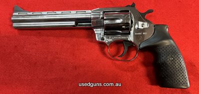 Alpha Proj model 861 38 special with 150mm barrel in good condition. For enquiries please call the store on 0746328258.