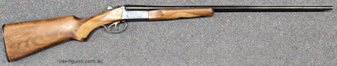 Boito A-680 side x side 410g shotgun with 26" barrels. Would be very good except for few scratches on the stock and 2 small chips out of the forend. $65 freight