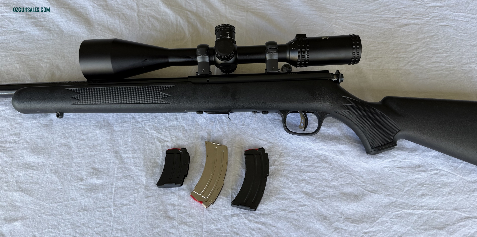 Savage MKII FV .22LR Heavy Barrel Rifle with Nikko