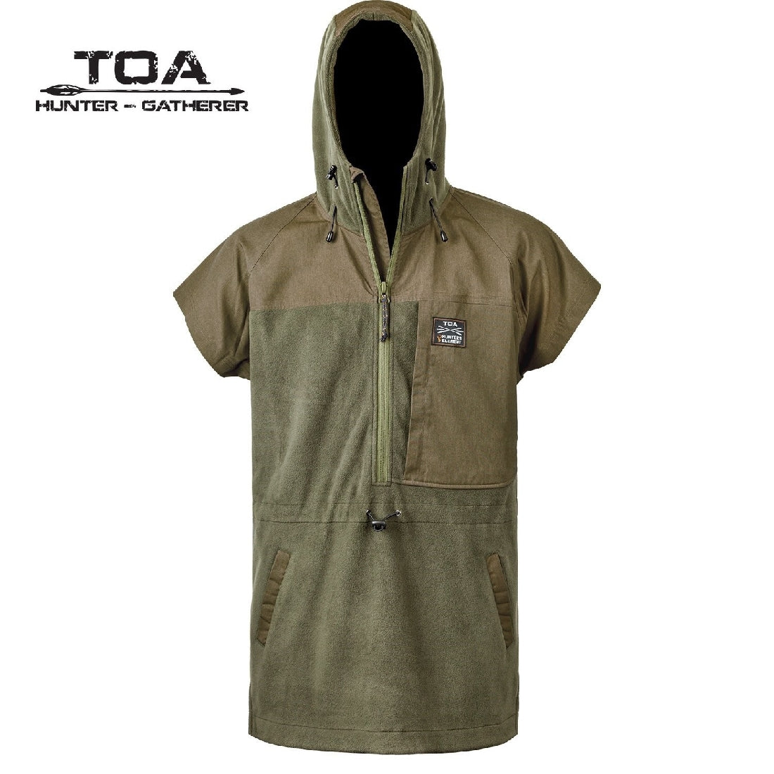 HUNTERS ELEMENT TAPUA BUSH COAT BLACK LRG