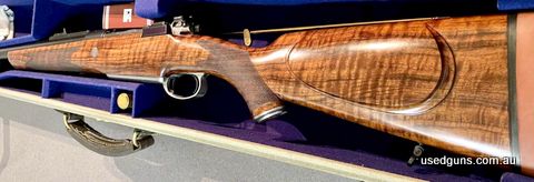 Limited edition Rigby "Mopani" Rifle chambered in 450 Rigby, number 1 of only 12 made. In perfect condition, would suit new buyer, comes in a handmade custom Ri