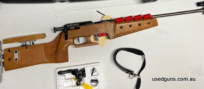 Anschutz Biathlon 1827 rifle, featuring the Fortner straight-pull bolt system and chambered in 22LR. This purpose-built biathlon and small bore rifle is designe