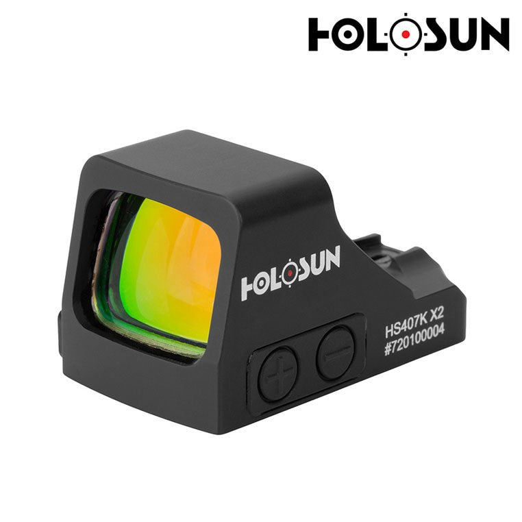 HOLOSUN HS507K RED DOT SIGHT 2 MOA DOT / 32 MOA CIRCLE - SHAKE AWAKE - BATTERY