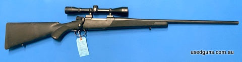 Good condition Husqvarna in 243W. Has some marks to the stock, Nikko Stirling Silver Crown 6x40 glass is clear. Barrel good nick. Great knockabout rifle