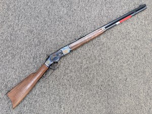 WINCHESTER
534217137
MODEL 1873 SPORT OCTAGON
357 MAGNUM
14 SHOT
24" OCTAGONAL BARREL
COLOR CASE FINISHED RECEIVER
BLACK WALNUT STOCK & FOREND
THREE ONLY

NEW $3490