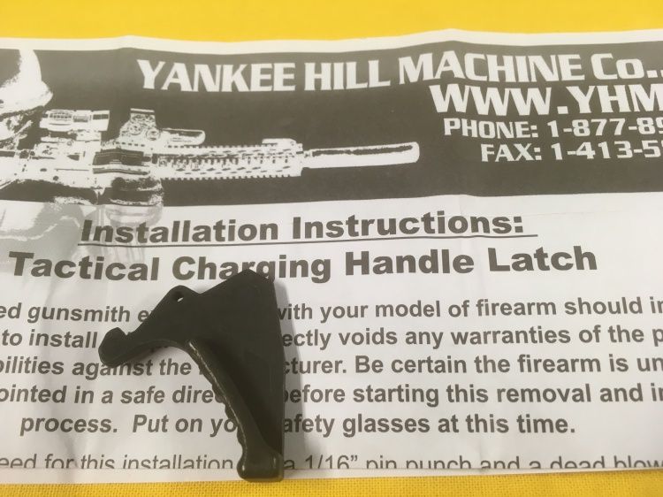 AR tactical changing handle latch
