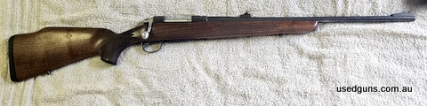 Good to very good Tikka M55 all steel in these older rifles timber would look better with a polish. Missing blade from front sight bore and bolt face are very g