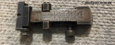 Tyrol Model 5022 rifle rear sight includes base. Phone 0429849007. If reply by email please forward return phone number.
