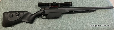 Steyr Pro Hunter tactical, heavy 20 inch barrel, comes with high capacity mag kit and one 10 round magazine, adjustable cheek piece, Leupold VX1 4-12x40 scope,W