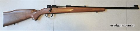 Mauser action controlled round feed,open sights, barrel metalwork & stock in very good shape.No emails thanks. For a quick response Phone or text 0412262025 buy