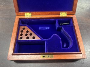 COLT
THUNDERER
REPRODUCTION
TIMBER CASE
WITH DARK BLUE FELT
INCLUDES KEY
ONE ONLY

EXC+ $249