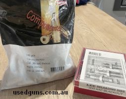 Project never took off, 100 new Norma 300 AAC cases, Lee die kit.