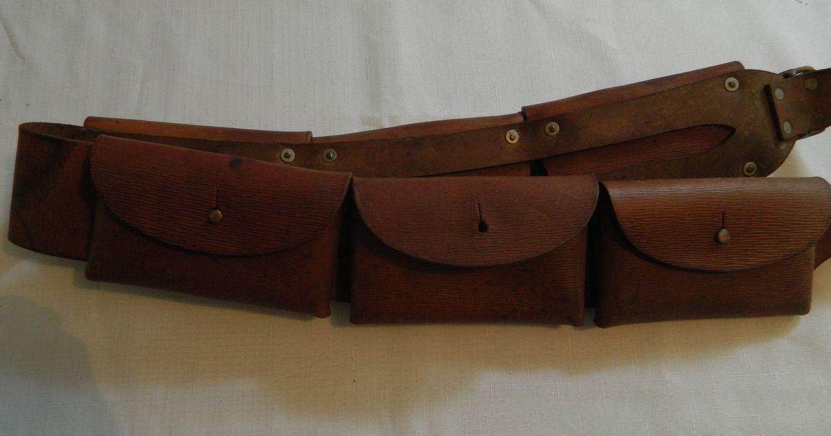 Bandolier WW1 Light Horse Hotchkiss machine gun
