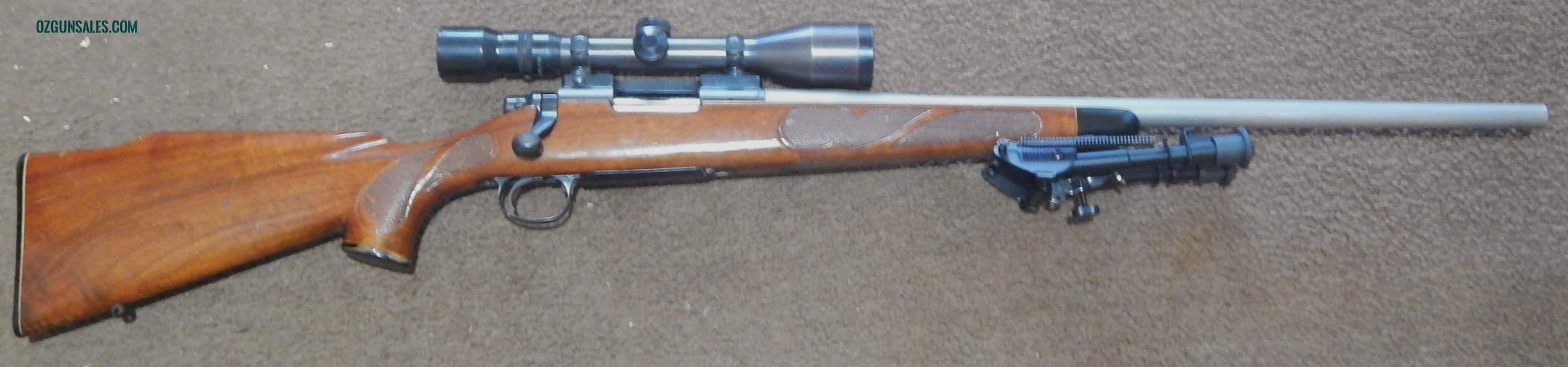 REMINGTON 700 + KHALES 3-9X40. 17 REM........USED!