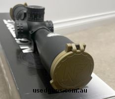 Nights atacr c644 F1 mill -xt As new with black and brown scope caps Come with nightforce rings and bubble level And extended throw lever and short original thr