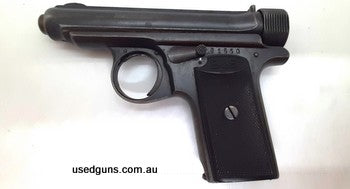 This is a nice example of a J.P Sauer & Sohn Model 1913. It's a second variant so would have been made after 1930 and the serial number puts it toward the end o