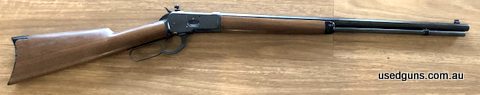 Rifle has been rebarrelled, restocked and reblued at some time. 23" Sportco barrel. A few bumps on the woodwork but in very good condition. Some paint missing f