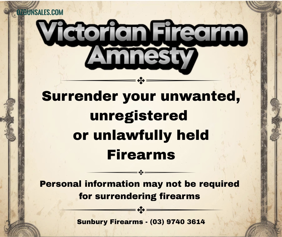 Firearm Amnesty available with SFS