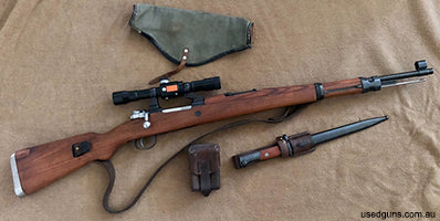 Super Rare Yugo M48 Sniper with correct sling, scope, bayonet, mounts, bolt and magazine follower. This rifle was a COTS Rifle that was sent into either Syria o