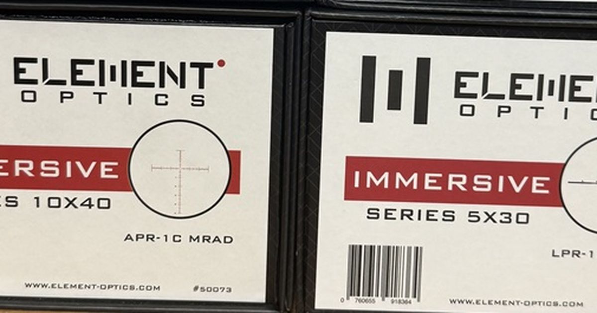 Element Scopes Various Immersive range