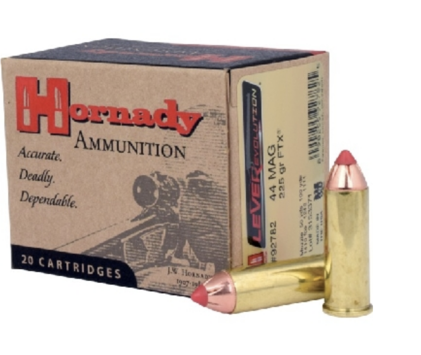 Hornady 44 Mag 225 grain FTX Leverevolution