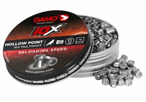 GAMO
10X
HOLLOW POINT 

AVAILABLE IN
GA10X22 22CAL $9.90 /PER 250
GA10X22 22CAL $89 /PER 2500