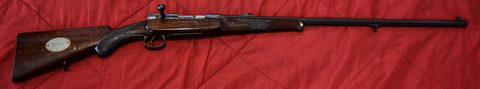Rifle in fair to good condition for age. Overall length 119cm. Barrel octagonal. Price is $3000 plus postage and Handling. Side plate on sight side of stock bla
