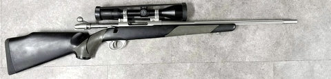 Deceased estate sako , would be listed as excellent condition if the stock was not dirty , down the barrel is dusty but rifling looks amazing , one owner with i