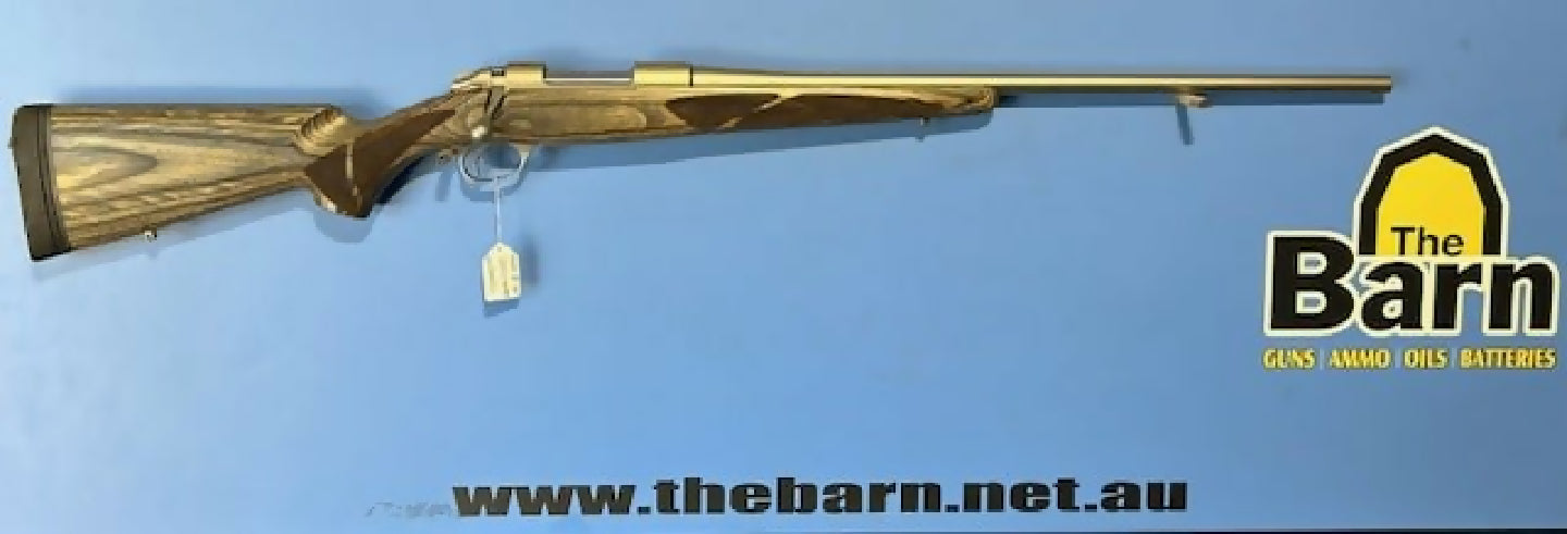 Sako 85 Laminated s/s 300WSM. No longer available in this calibre. Has a few minor scratches which make it in very good condition instead of excellent.