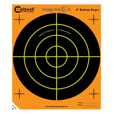CALDWELL ORANGE PEEL BULLSEYE 8" 10 PACK