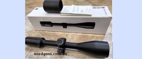 Quality long range scope. Z1000 reticle (picture is through the actual scope), 25mm tube, ballistic turrets (70moa Elev adjustment), zerostop, sunshade in origi