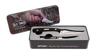 OLD TIMER
1188052
LIMITED EDITION
2 PIECE KNIFE SET
WITH GIFT TIN

SPECIAL NEW $42.90

May only be sold to persons over 18!
Proof of age required for all purchases for this item!