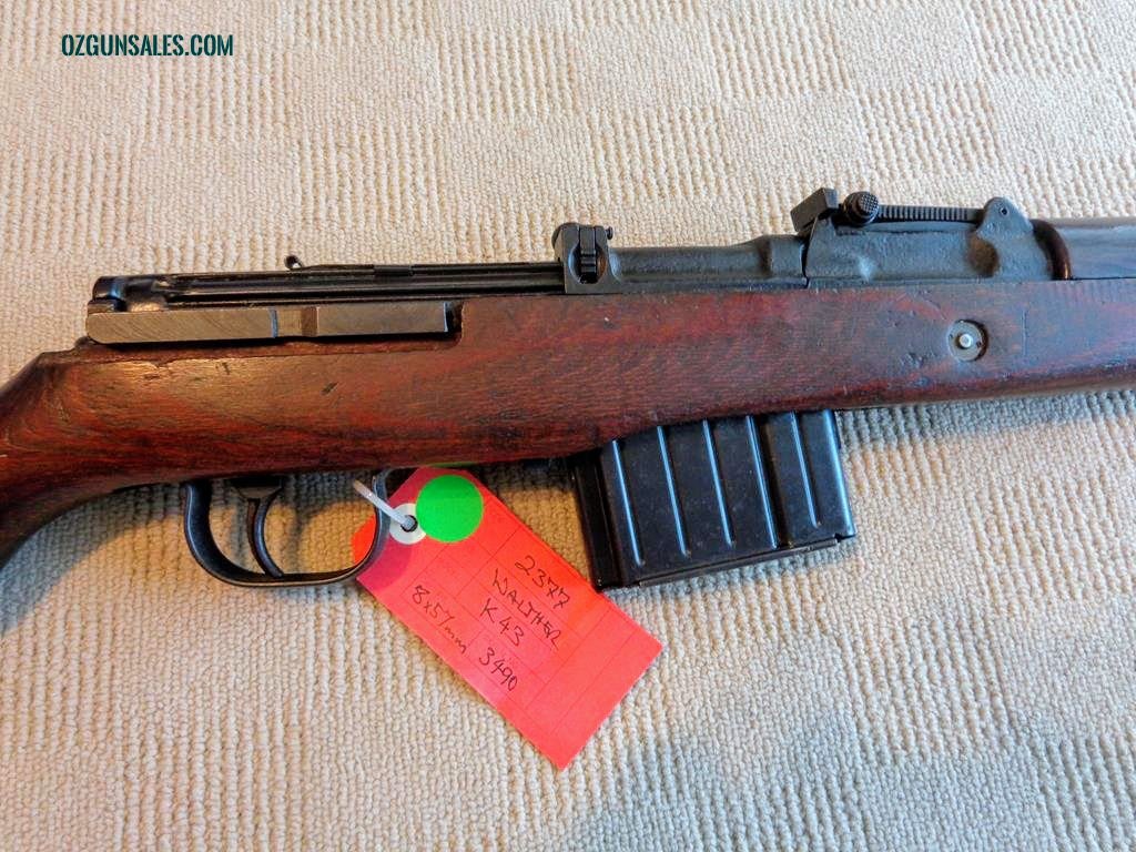 Gewehr G43 by Walther K43 8x57cal Semi-auto WW2