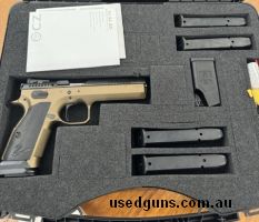 Very good condition CZ TS2 Deep bronze with 5 magazines. Less than 200 rounds through it since new, thoroughly cleaned and oiled after every use. Price is negot