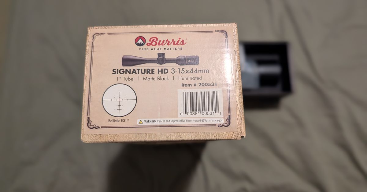 Burris Signature HD 3-15 x 44mm