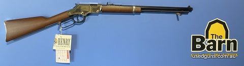 Finally arrived in stock, Henry Fathers Day edition 22LR. Has a blued octagonal barrel and silver receiver. Very limited quantities are available!