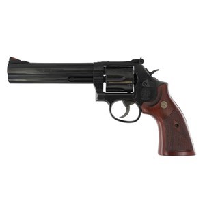 150908 SMITH & WESSON 586 CLASSIC 357MAG, 6 SHOT GLOSS BLUED FINISH