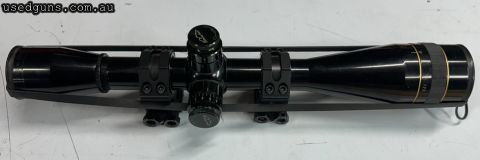 Leupold 12x fixed scope with elevation and windage turrets great for smaller caliber rifles.