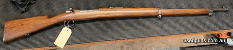 Mauser mod. 1896 from the Boer War. With serial number A1103 this was in the first batch ordered by the transvaal republic and almost certainly saw action again