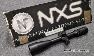 A Nightforce NXS 5-15x50 scope in excellent condition. This is a Second Focal Plane, SFP scope with the NP-1RR reticle. $15 post Australia Wide. 2 month lay-by 