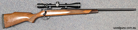 Weatherby Vanguard Deluxe in 270Win in very good condition. Minor wear and blemishes. Comes with Tasco 4-12x42 scope. $65 fright to your dealer Australia Wide (
