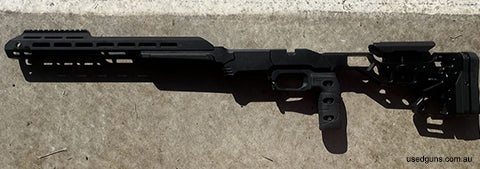 Selling Left-hand MDT ESS Stock Tikka short action. Item was used once, then I changed my mind on the build I wanted. If you want more photos or have questions,