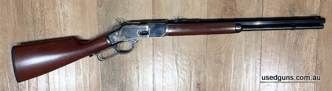 New Uberti 1873 357 Mag Cowboy Competition Rifle, never fired unused, didn't take up the discipline Has a 20 inch octagonal barrel. Short stroked from factory