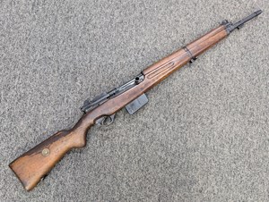 FN
MODEL 1949
8MM MAUSER
10 SHOT
SEMI AUTO
CATEGORY D
EXCELLENT BORE
EGYPTIAN CONTRACT
CLEAR MARKINGS
VERY RARE
#NG477

EXC $1290
UN-BONDED CATEGORY D RIFLE
NO AG PERMIT REQUIRED FOR PURCHASE