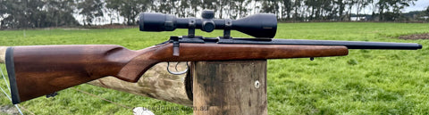 rifle in very good condition, surplus to requirements, threaded but no thread protector.  includes bolt & magazine, rifle cerakoted midnight blue. contact via e