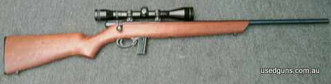 Stirling model 14 22LR. Comes with a 10 round magazine. Can provide more photos if needed. Postage not included.